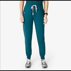 FIGS Zamora High Waisted Joggers Caribbean Large